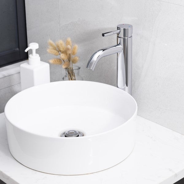 FS308T - Trova Tall Lav Faucet Round Artos US