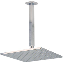 F907-52 - 10" Shower Rainhead Ceiling Mount 9.5" Arm, Square Artos US Brushed Nickel