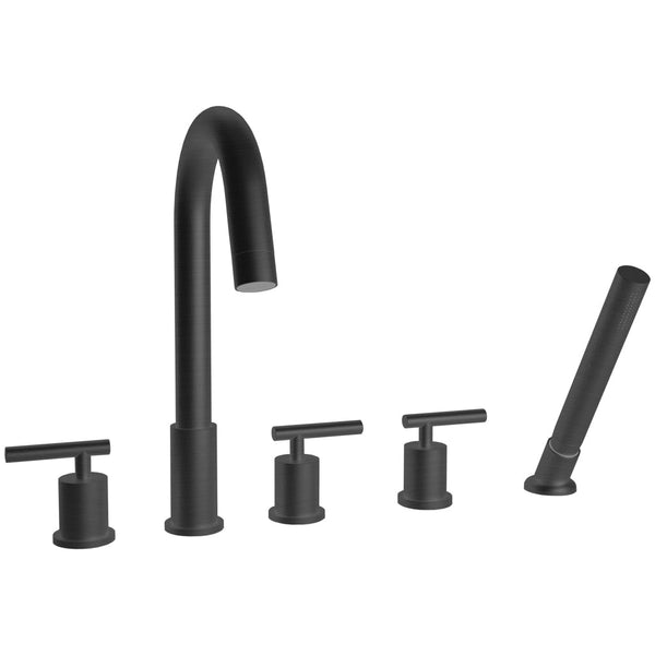 F502-10 - Opera 5-Hole Deck Mount Tub Filler Artos US Black