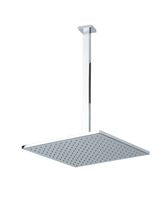 F907-12/14 - 12" Shower Rainhead Ceiling Mount 14" Arm, Square Artos US Chrome