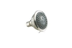 F902-17 - Four Function Shower Head Round Artos US Brushed Nickel