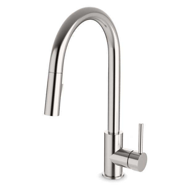 F100137 - Modern Kitchen Faucet with Pulldown Spray 十年信誉品牌 幸运澳洲五分彩开奖结果网 US Brushed Nickel