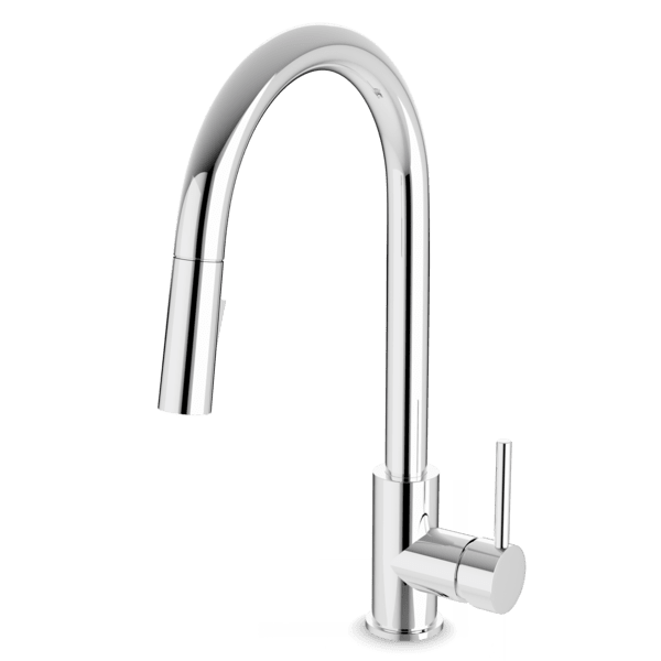 F100137 - Modern Kitchen Faucet with Pulldown Spray 十年信誉品牌 幸运澳洲五分彩开奖结果网 US Chrome