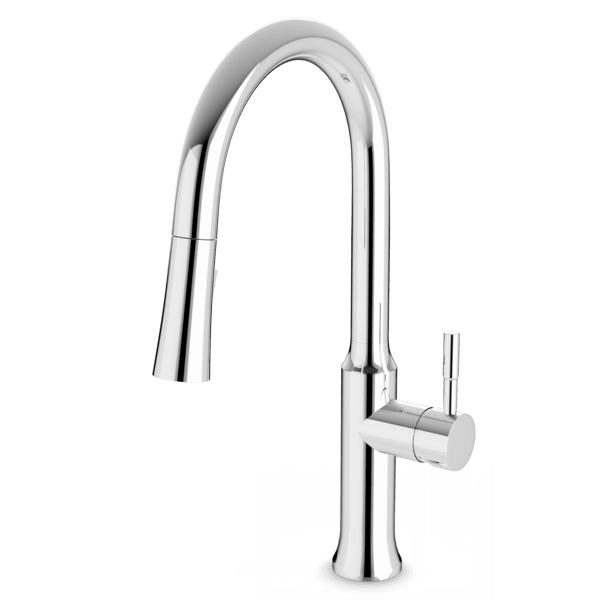 F100139 - Transitional Kitchen Faucet with Pulldown Spray Artos US Chrome