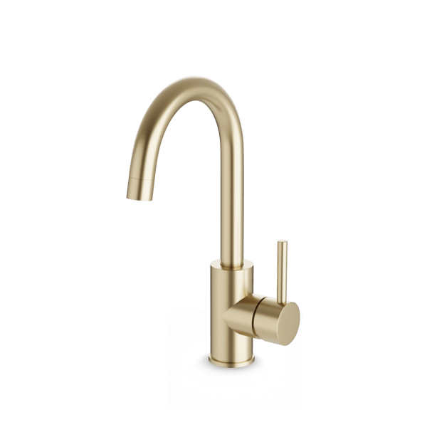 F501-11 - Round Bar Faucet Artos US Satin Brass