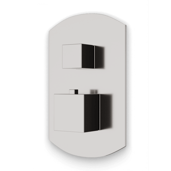 F903B-55TK - Transitional Thermostat with 3-Way Diverter & Off Position Trim Kit Artos US Brushed Nickel