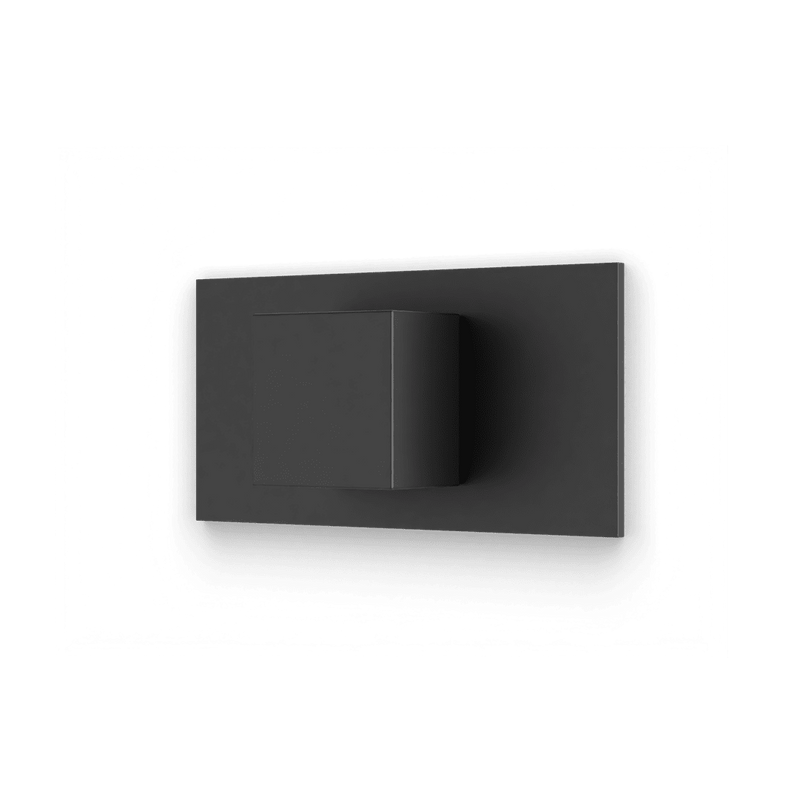 F906A-6TK - Square Volume Control Trim Kit with Letterbox Plate Artos US Matte Black