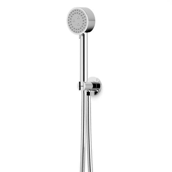 F907-20 - Round Multifunction Flexible Hose Handshower Kit Artos US Chrome 