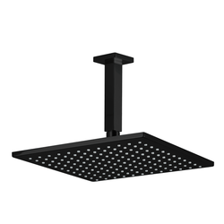 F907-51 - 10" Shower Rainhead Ceiling Mount 4.75" Arm, Square Artos US Black