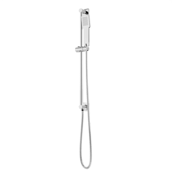 F907-82 - Square Flexible Hose Integrated Slidebar Kit Artos US Chrome 