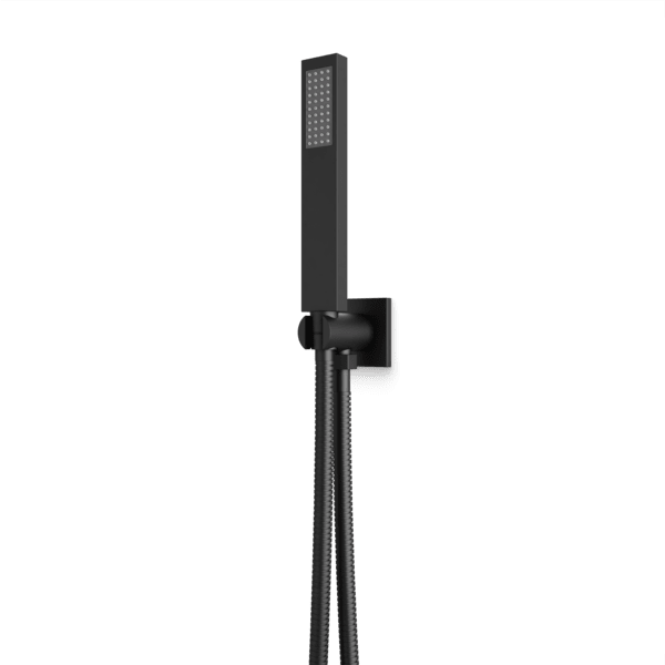 F907-96 - Square Flexible Hose Handshower Kit Artos US Matte Black 