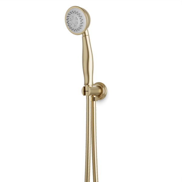 F907-97 - Classic Multifunction Flexible Hose Handshower Kit Artos US Satin Brass 