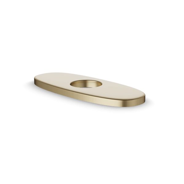 F910-3 - Trova Round 6" Cover Plate Artos US Satin Brass