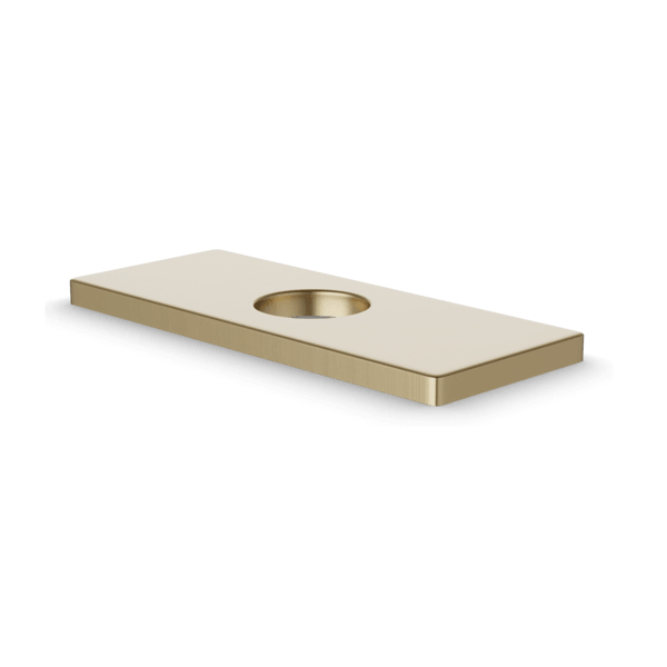 F910-4 - Trova Square 6" Cover Plate Artos US Satin Brass