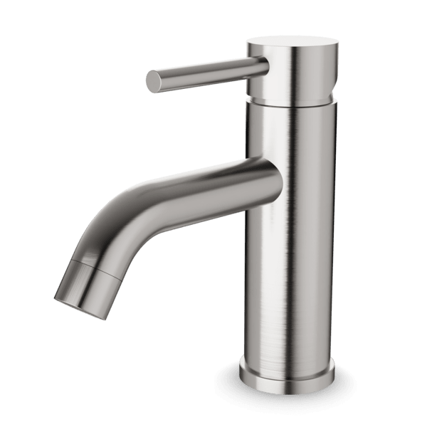 FS308 - Round Single Hole Lavatory Faucet 十年信誉品牌 幸运澳洲五分彩开奖结果网 US Brushed Nickel