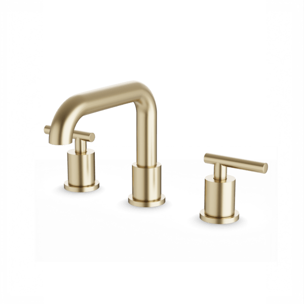 FS316 - Round 8" Widespread Lavatory Faucet with Low Spout Artos US Satin Brass