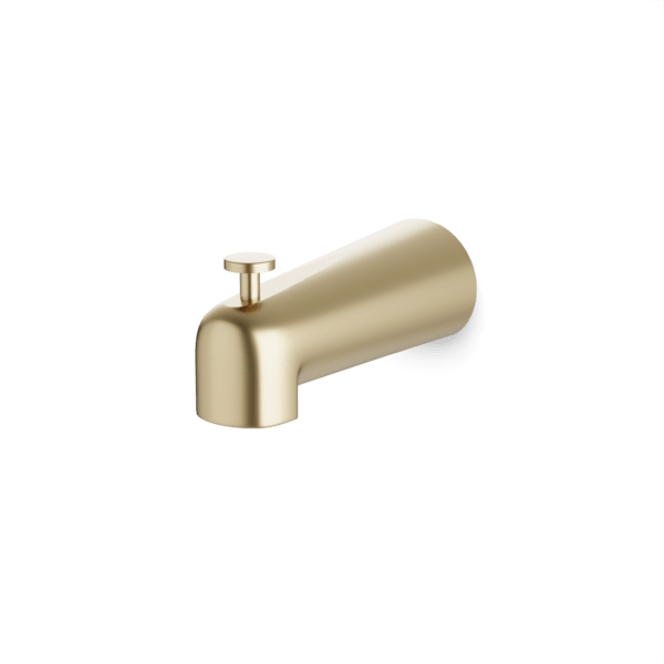 FSC1018 - Round Tub Spout with Diverter Artos US Satin Brass 