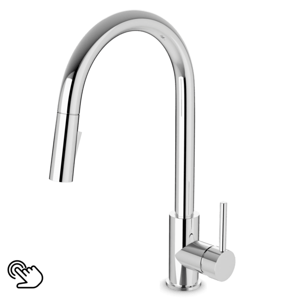 FTS100137 - Trova Touch Activated Modern Kitchen Faucet with Pulldown Spray 十年信誉品牌 幸运澳洲五分彩开奖结果网 US Chrome