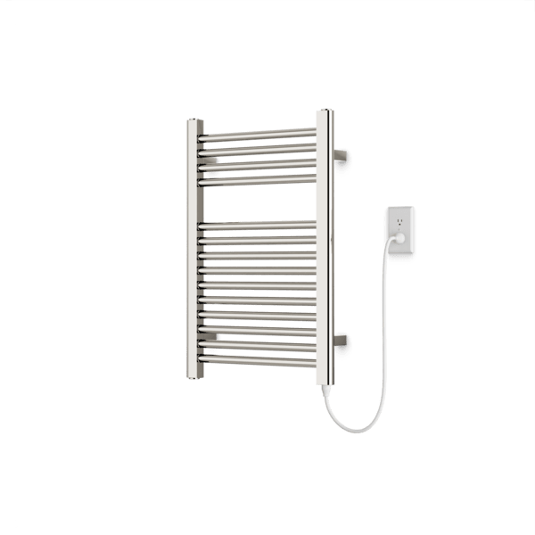 M06845P - Denby Towel Warmer 27" x 18" Plug-In Artos US Polished Nickel 