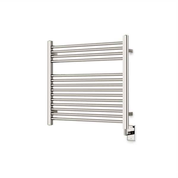 M06875W - Denby Towel Warmer 27" x 30" Hardwired Artos US Polished Nickel 