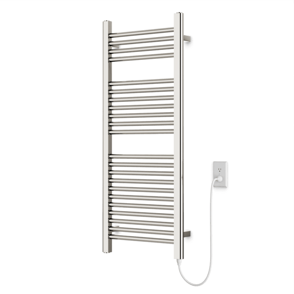 M11145P - Denby Towel Warmer 44" x 18" Plug-In Artos US Polished Nickel 