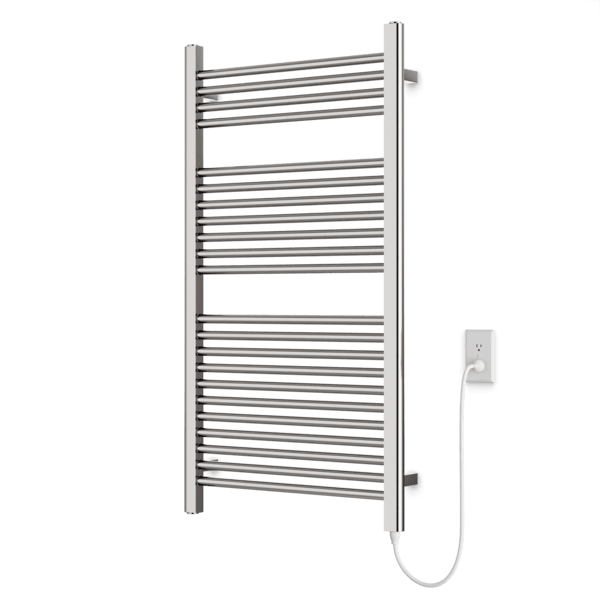 M11160P - Denby Towel Warmer 44" x 24" Plug-In Artos US Brushed Nickel 