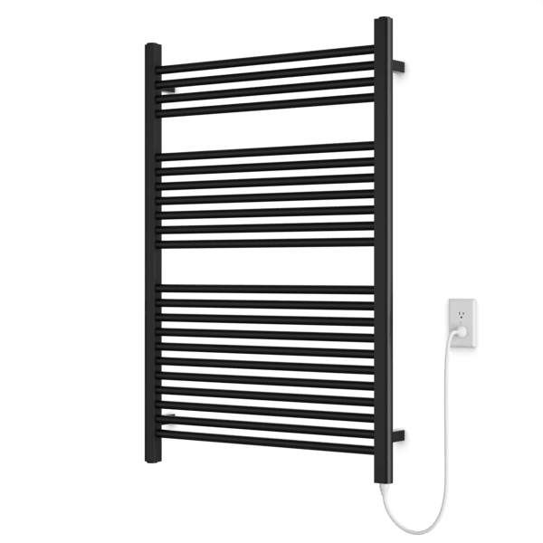 M11175P - Denby Towel Warmer 44" x 30" Plug-In Artos US Black 