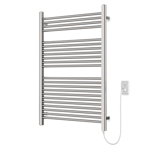 M11175P - Denby Towel Warmer 44" x 30" Plug-In Artos US Brushed Nickel 