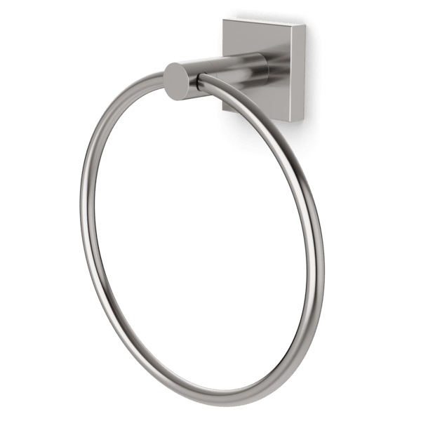 TA545 - Trova Square Towel Ring Artos US Brushed Nickel