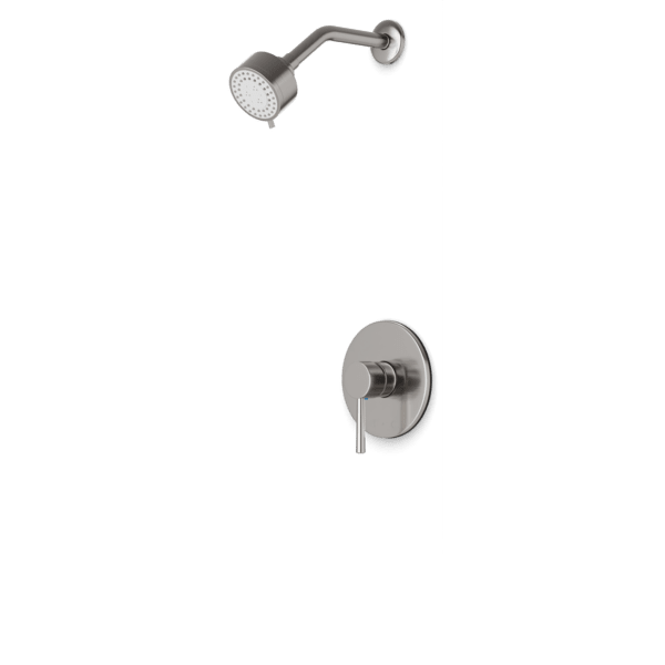 TS161 - Trova Round Pressure Balance Shower Trim Kit Artos US Brushed Nickel