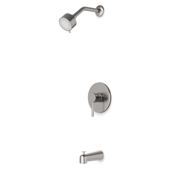 TS162 - Trova Round Pressure Balance Tub / Shower Trim Kit Artos US Brushed Nickel