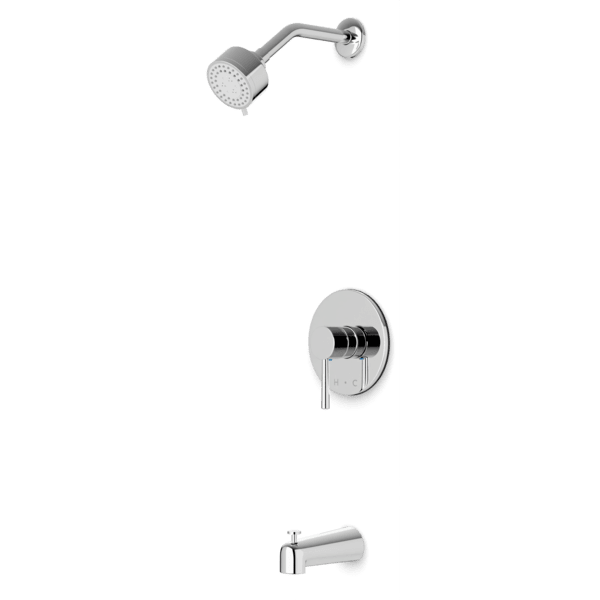 TS162 - Trova Round Pressure Balance Tub / Shower Trim Kit Artos US Chrome