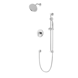 TS283 - Classic 2-Way Pressure Balance Shower Trim Kit with Hand Held Shower on Slide Bar with Separate Water Outlet Artos US