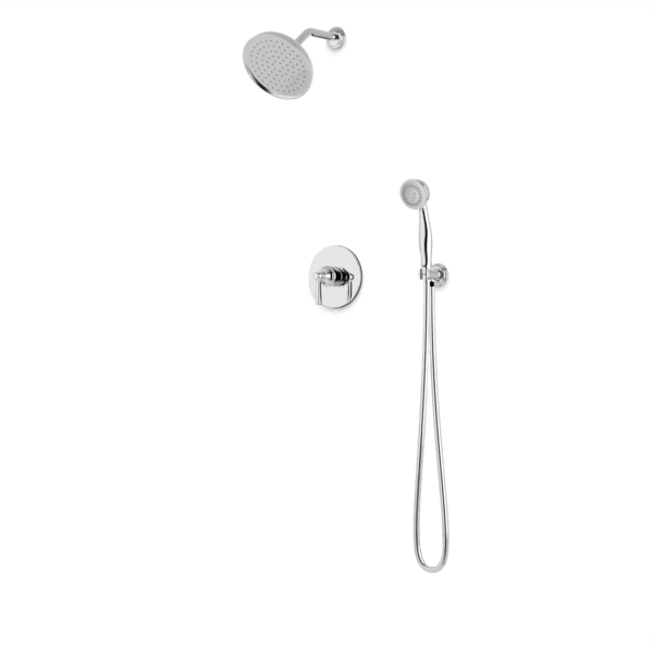 TS285 - Classic 2-Way Pressure Balance Shower Trim Kit with Hand Held Shower Artos US Chrome 